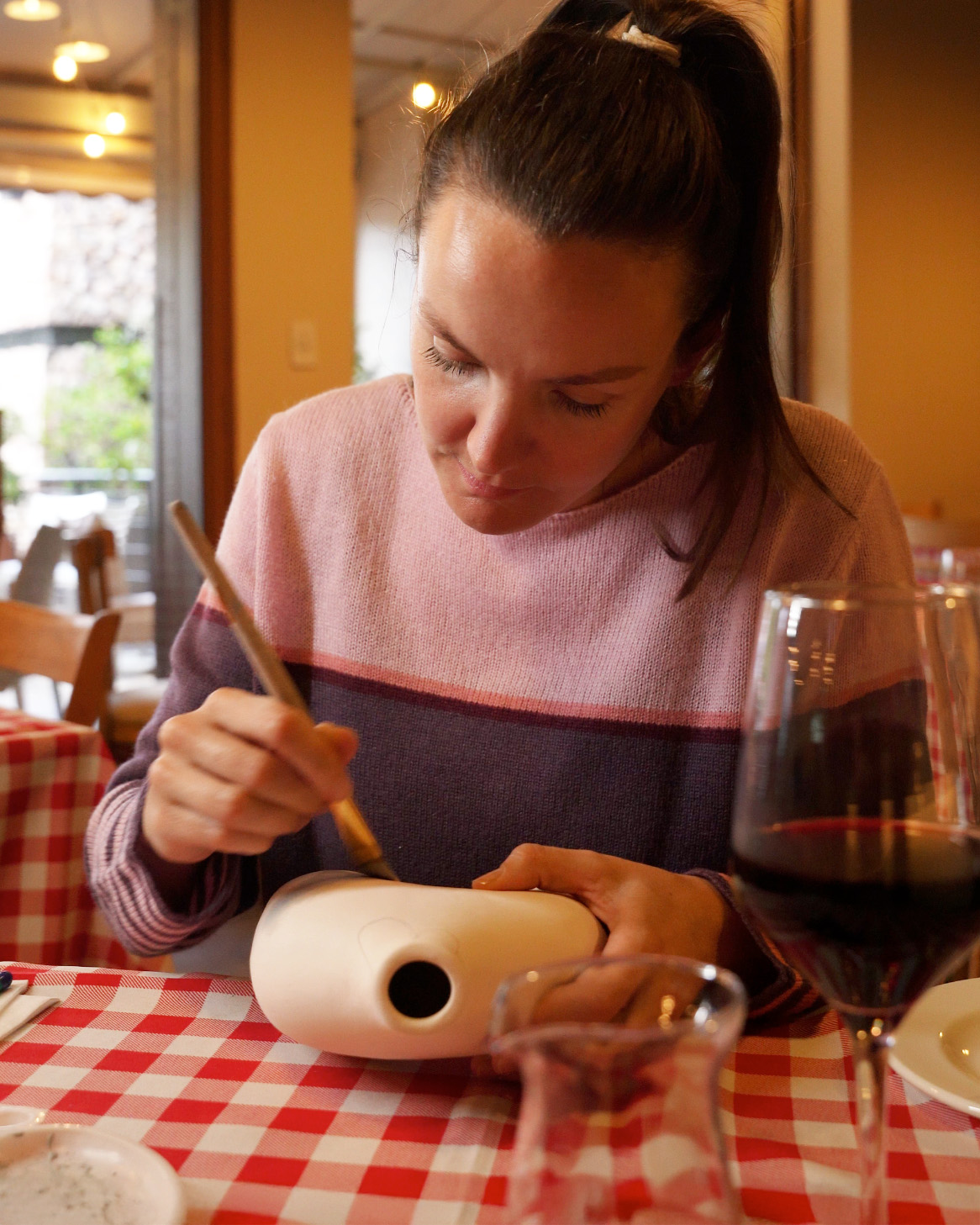Pottery painting at Rossa