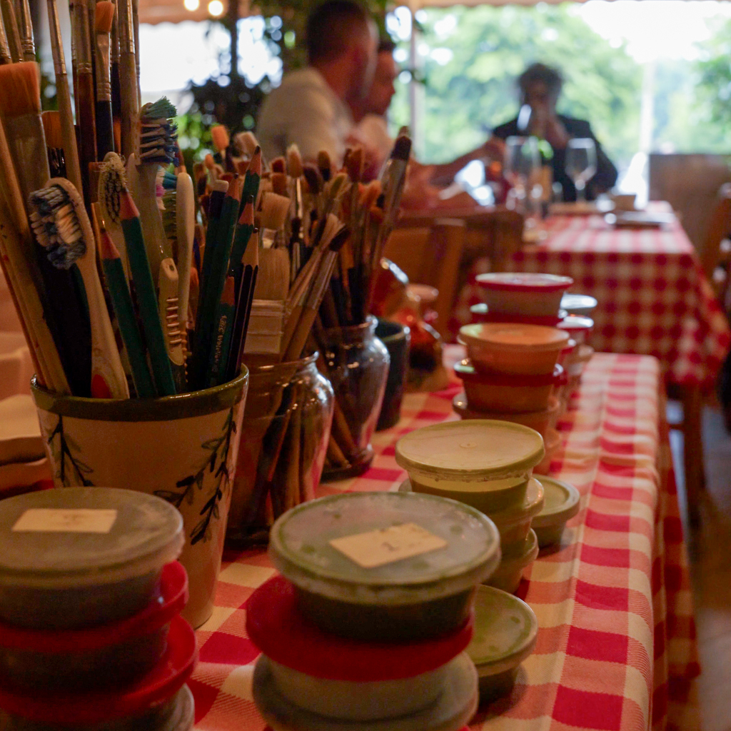 Pottery painting evening at Rossa 2