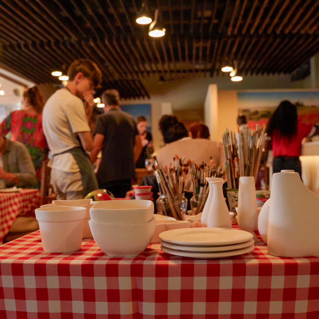Pottery painting evening at Rossa 5