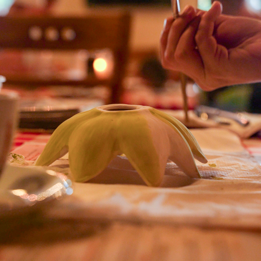 Pottery painting evening at Rossa 7